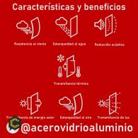 Puertas y ventanas con perfiles en aluminio series europeas
