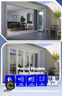 Puerta Plegable aluminio serie europea