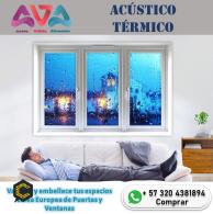 Puertas y Ventanas en aluminio alto rendimiento termico y acustico