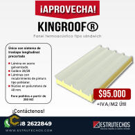 Panel termocáustico Tipo Sándwich Kingroof
