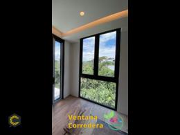 Puertas y ventanas con perfiles en aluminio acusticas