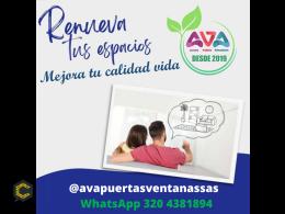 Puertas y ventanas con perfiles en aluminio alta gama linea europea acústicas