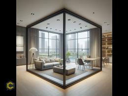 Puertas y ventanas en aluminio con vidrios acusticos