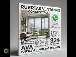 ¡Renueva tus espacios con ventanas de alta calidad! En AVA Puertas Ventanas SAS