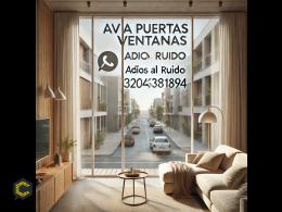 ventanas en aluminio  para el ruido