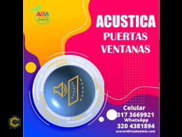 Puertas y ventanas con perfiles en aluminio alta gama