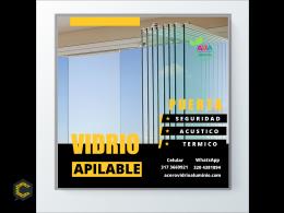 Cortina en Vidrio apilable