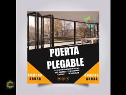 Puerta Plegable Aluminio alta gama