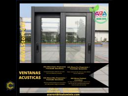 Puertas Y Ventanas En Aluminio con Vidrio Acustico