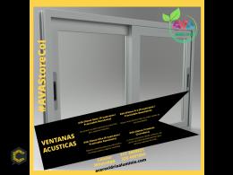 Puertas y ventanas en aluminio alta gama  con vidrio acustico