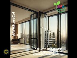 puertas y ventanas en aluminio alta gama y vidrio acustico