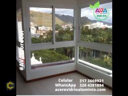 ventanas correderas en aluminio con vidrio acustico
