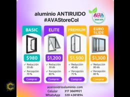 ventanas con perfiles en aluminio acústicas