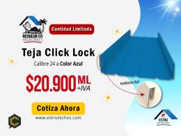 OFERTA TEJA METÁLICA