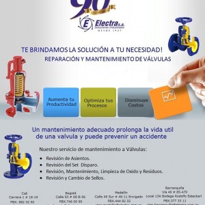 mantenimiento y reparacion de Valvulas