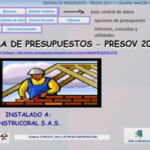 Software para presupuestos y Costos