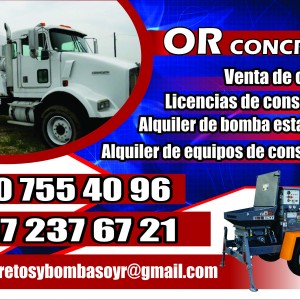 VENTA DE CONCRETO PREMEZCLADO