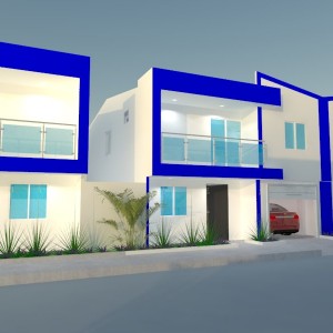 Vivienda Unifamiliar de dos pisos