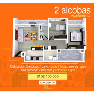 Apartamentos para la venta 