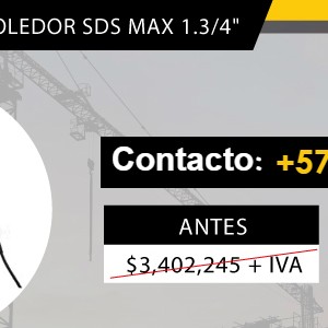 Demoledor SDS MAX 1.3/4"" PRECIO ESPECIAL