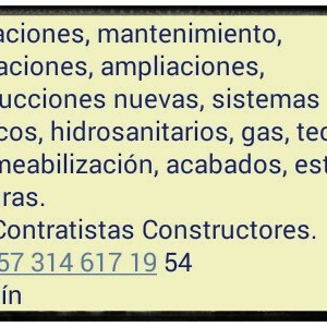 Contratistas Constructores