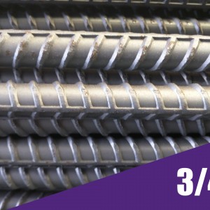 Venta de varilla de acero corrugado de 3/4"