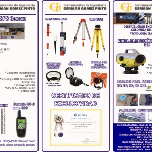 Venta de equipos de topografía
