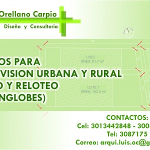 Planos de subdivision, Loteos y reloteos