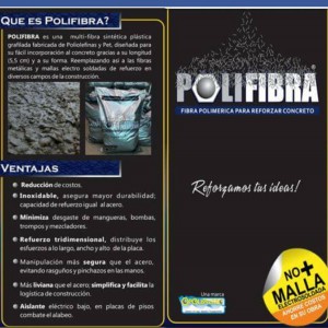 fibra que reemplazará  la malla  electrosolda