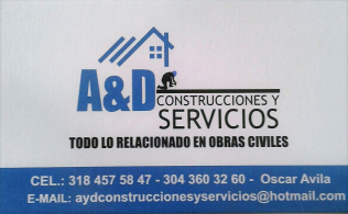 A&D Construcciones y Servicios SAS.