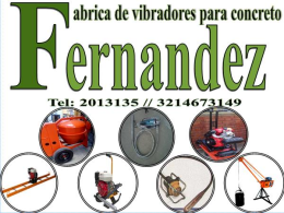 Fabrica De Vibradores Para Concreto Fernandez