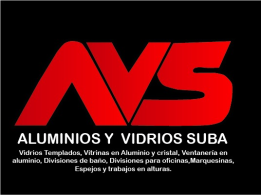 aluminios y vidrios suba