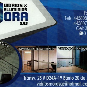 VIDRIOS Y ALUMINIOS MORA SAS