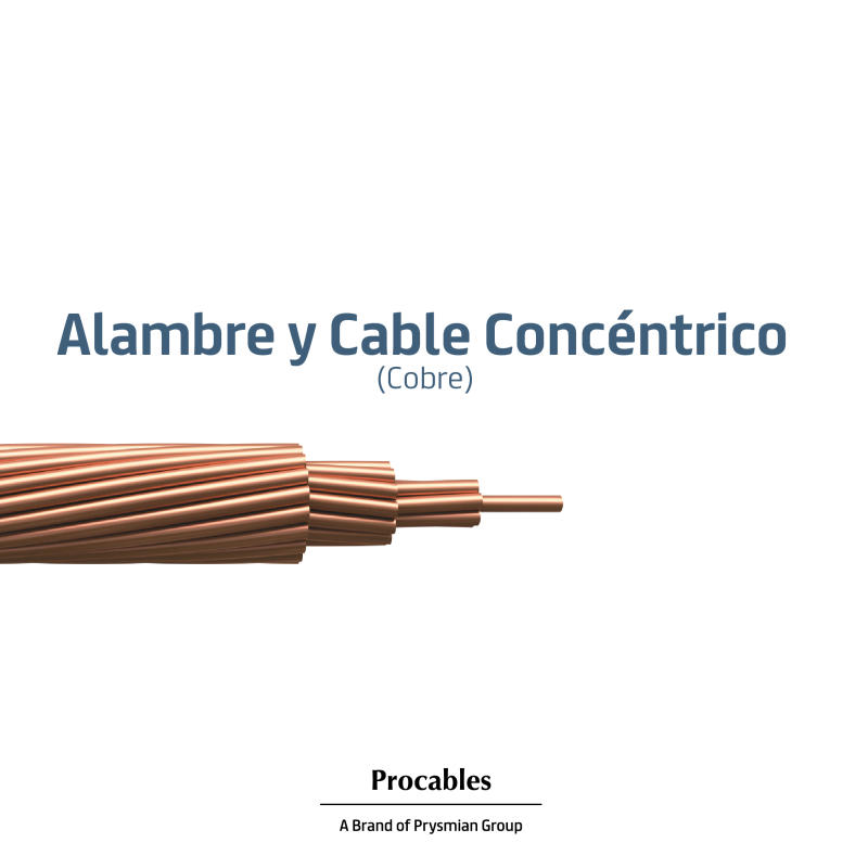 Alambre y Cable Concéntrico (Cobre)