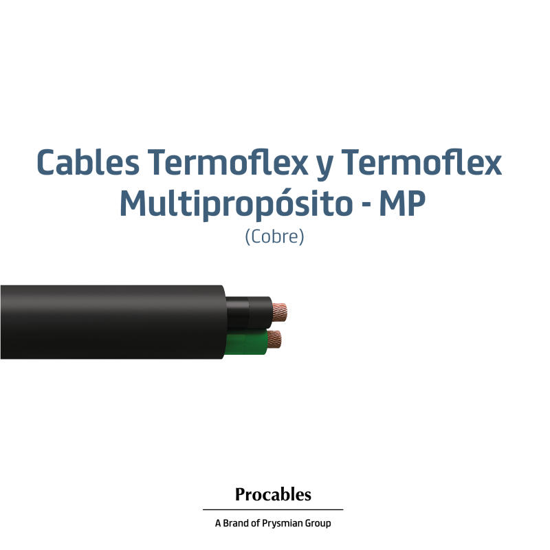 Cables Termoﬂex y Termoﬂex Multipropósito - MP (Cobre)
