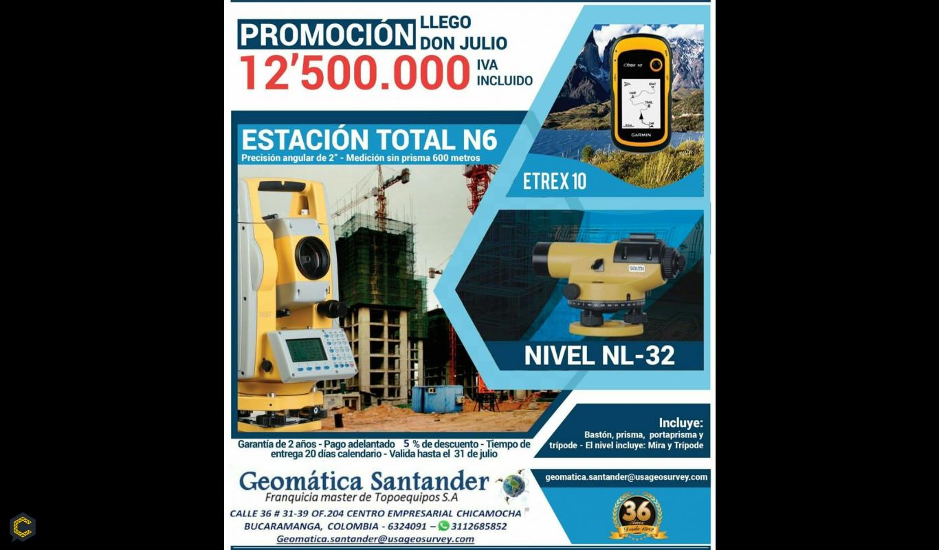 OFERTAS DE JULIO GNSS/GPS/RTK/ESTACIONES TOTALES
