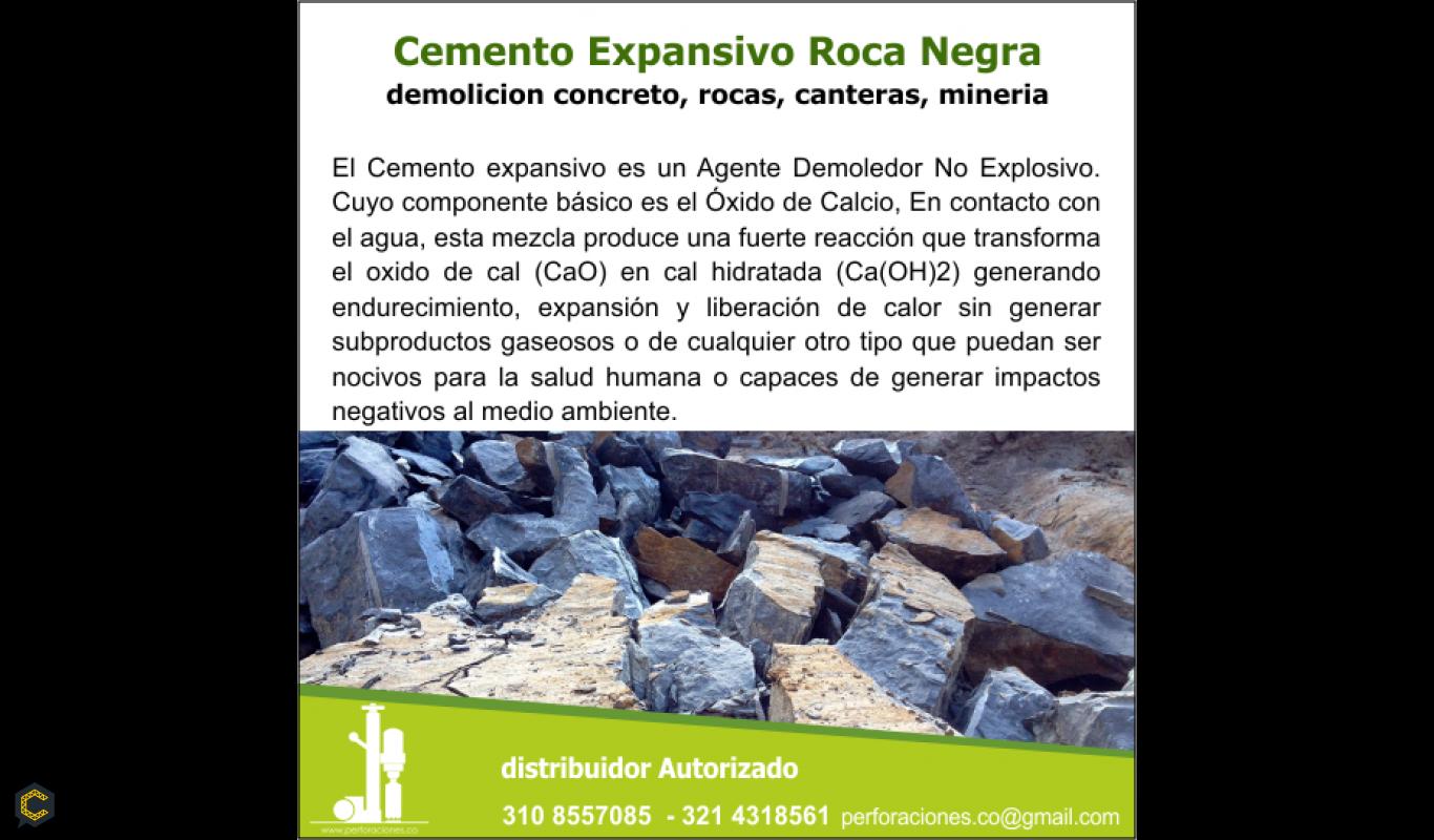 demolicion Cemento EXPANSIVO, concreto, rocas, cantera, mineria