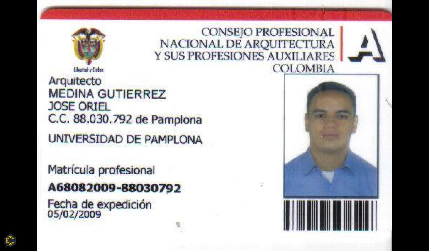Soy Arquitecto con 10 años de experiencia en el campo profesional, disponible para traslado a diferentes zonas del país.