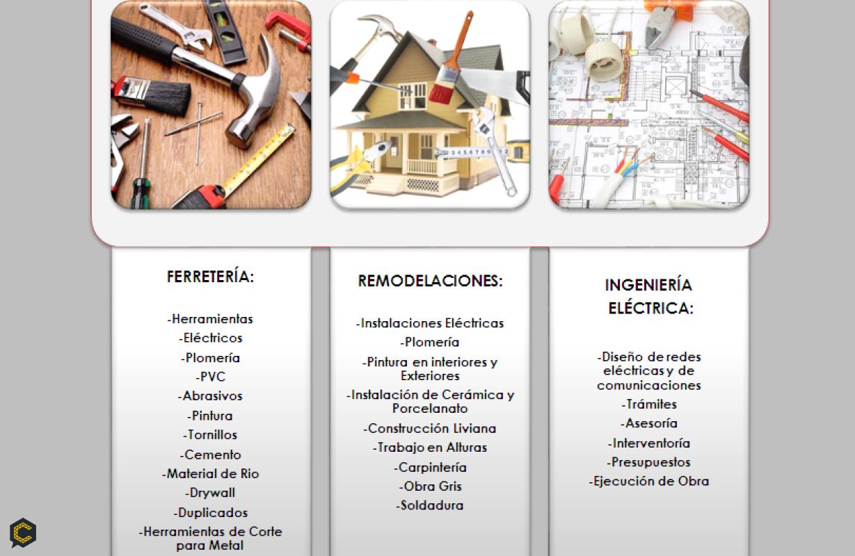 CM Ferretería - Remodelaciones - Ingeniería Eléctrica