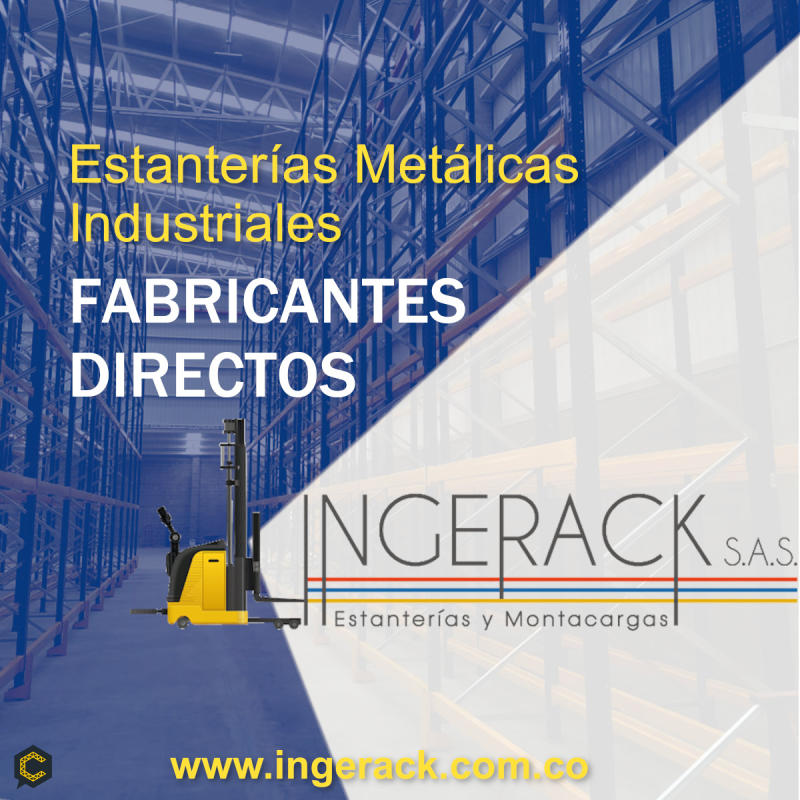 Estantería Metálica Industrial ideales para el almacenamiento de mercancías de diferentes dimensiones y tipos.