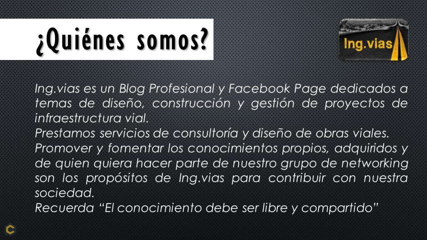 Ing.vias Blog Profesional y Facebook Page