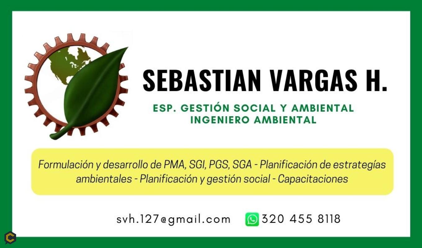 Ingeniero Ambiental Especialista en Gestión Social y Ambiental