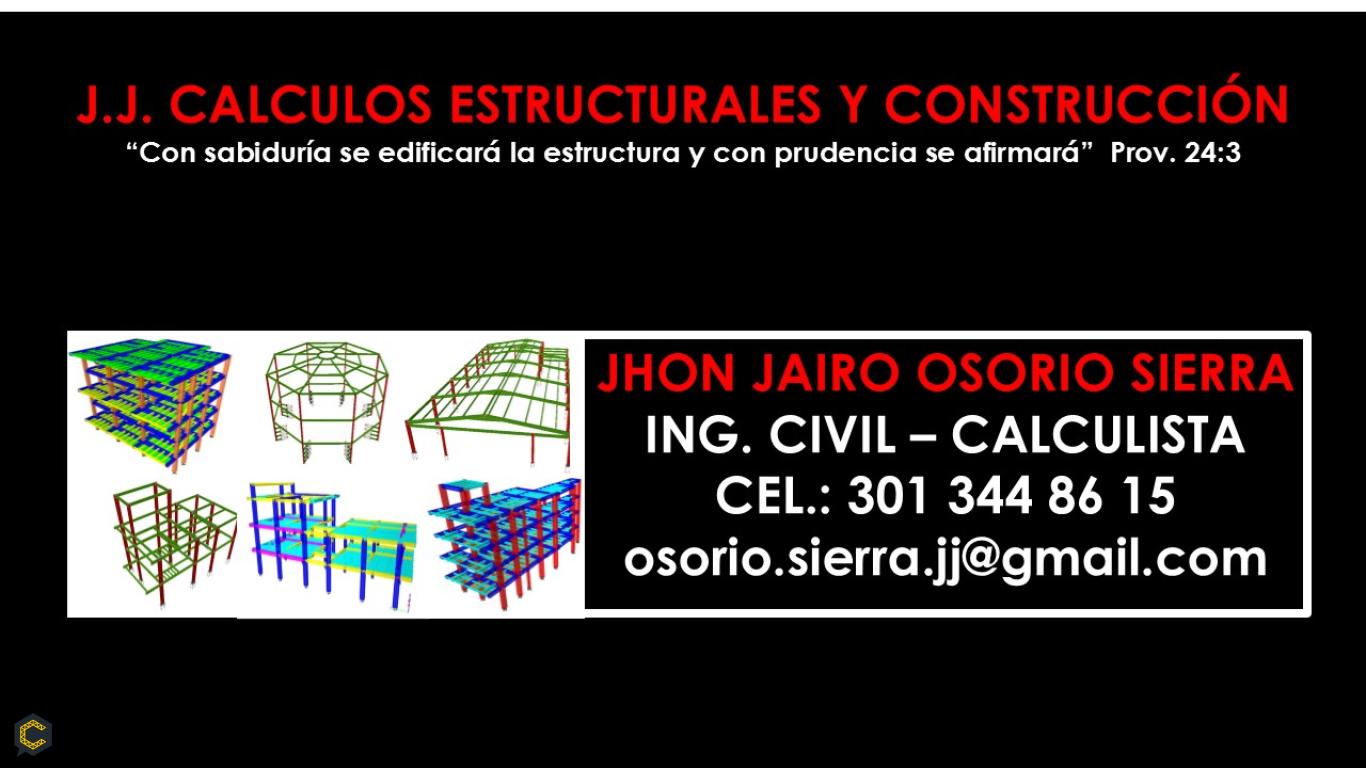 Consultoria en Calculo Estructural para tu Proyecto ( Edificios Residenciales, Comerciales e Industriales )