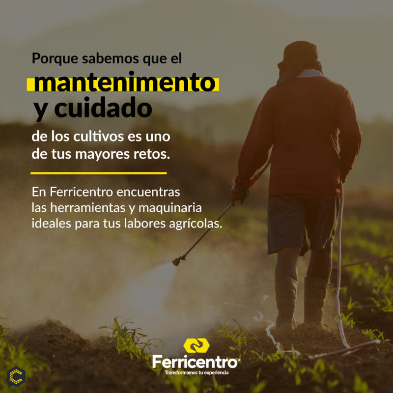 En Ferricentro encuentras las herramientas y maquinaria ideales para tus labores agrícolas.