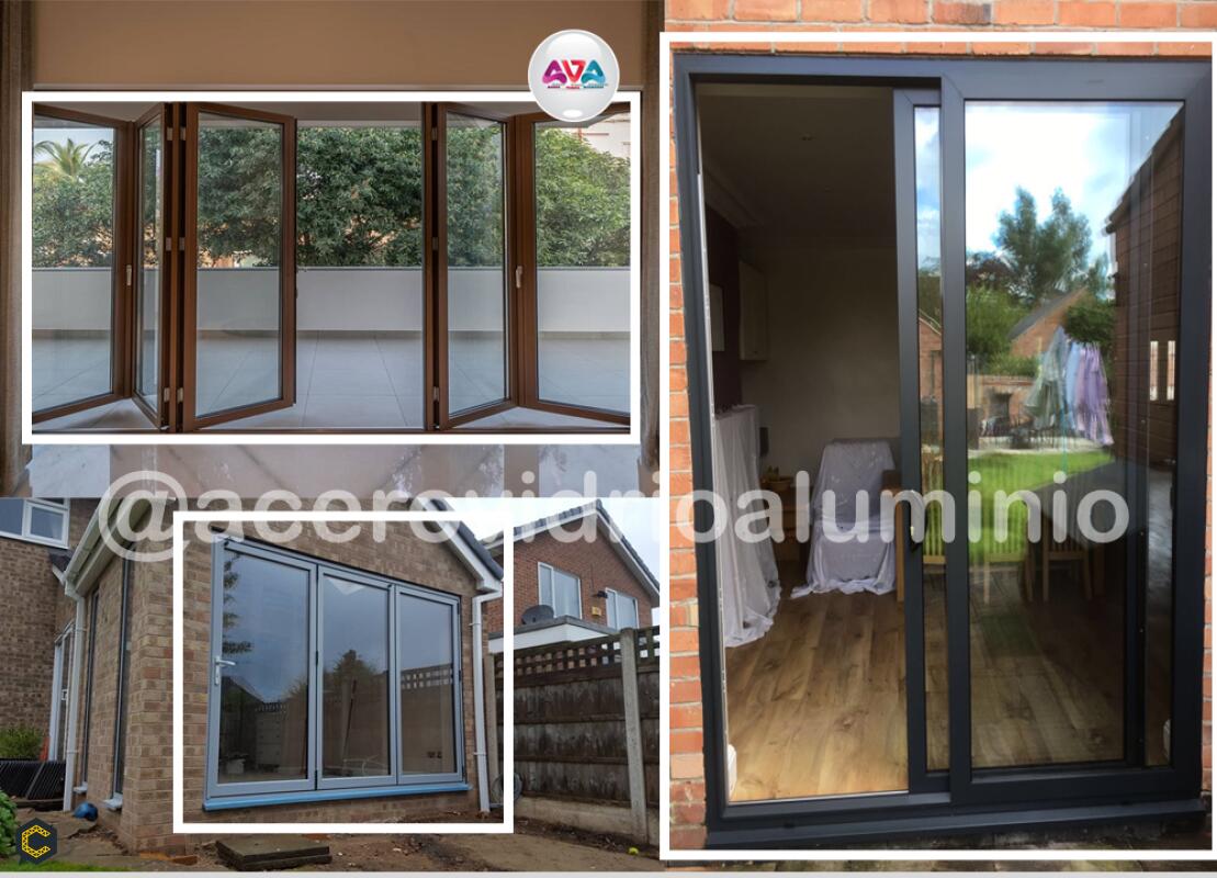 puertas y ventanas con perfiles en aluminio series europeas alto beneficio termico y acustico