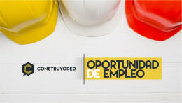 Empresa de renombre busca los siguientes profesionales, para importante obra hidroeléctrica en Colombia.